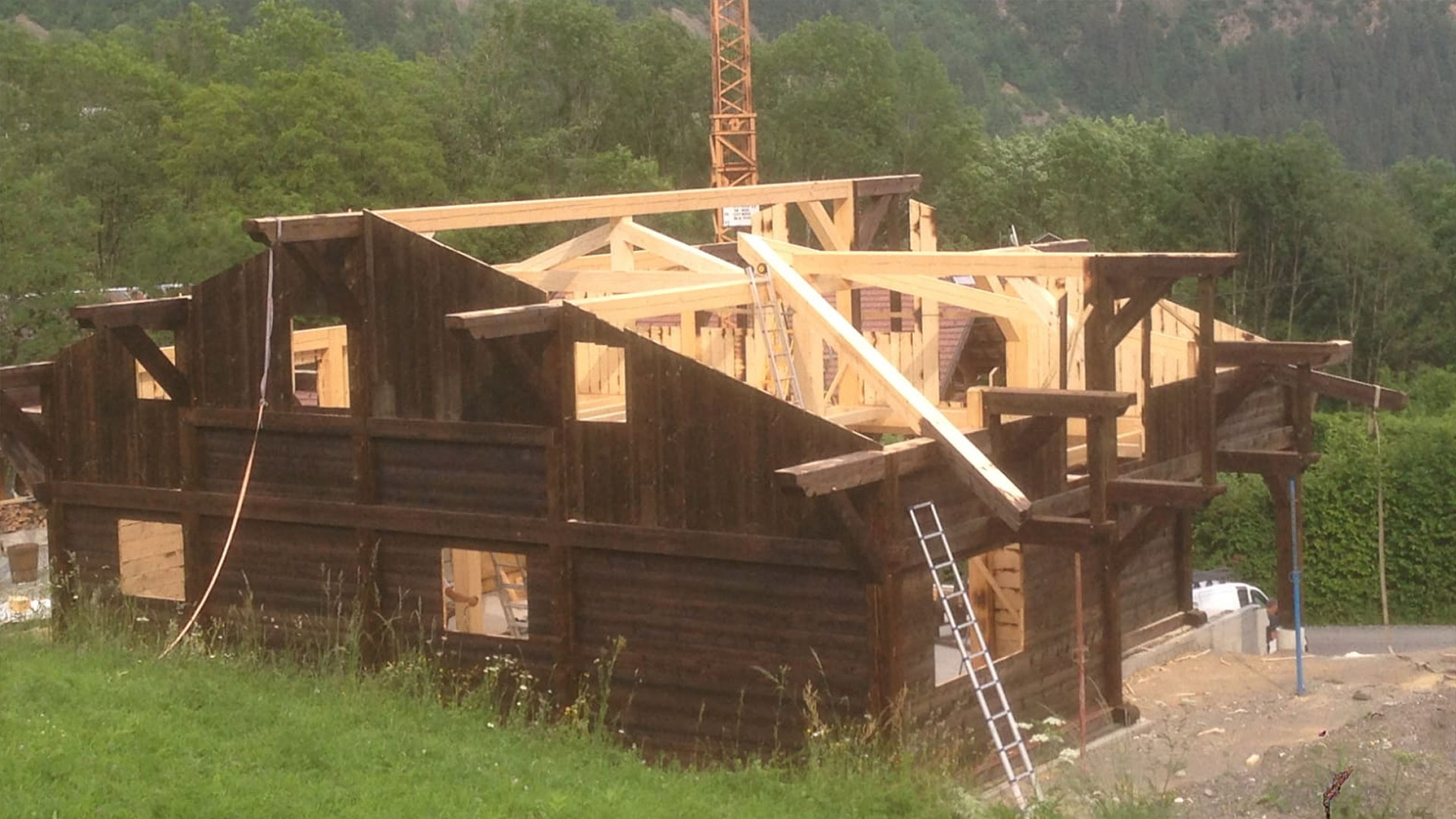 Chalet Neuf construction à Coupeau Les Houches, Vallée de Chamonix
