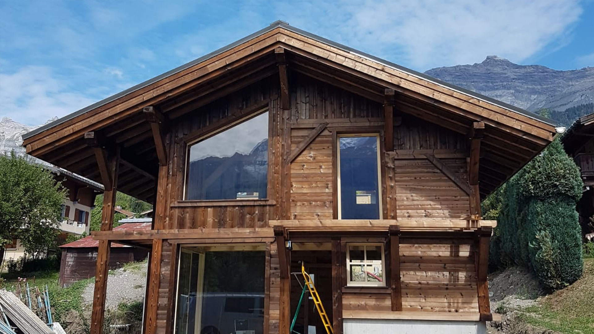 Construction de Chalet neuf au Vieux Servoz, Vallée de Chamonix