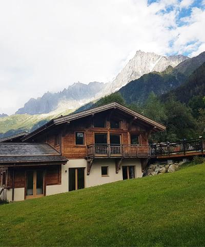 Construction de Chalet aux Les Houches, Vallée de Chamonix